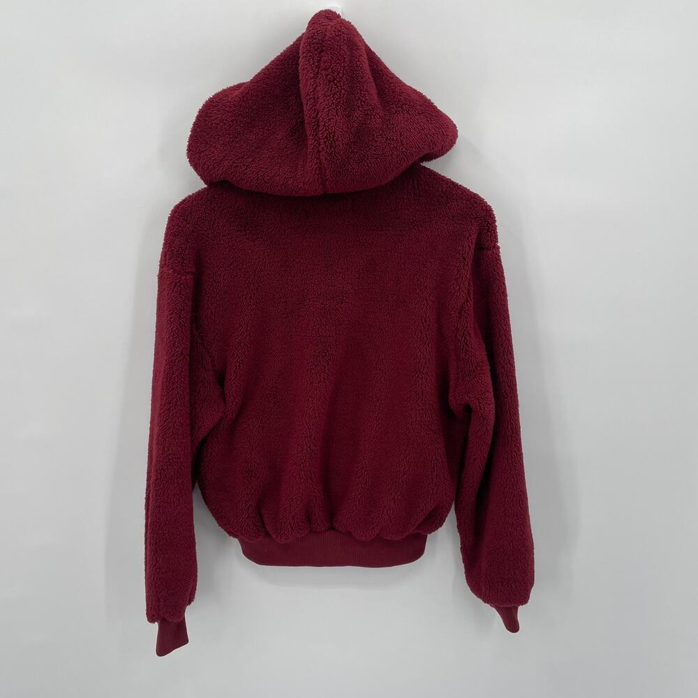 EVEREVE BLANKNYC NWT Cozy Full Zip Hoodie Sweatshirt Jacket in Red // XS - Picture 10 of 10